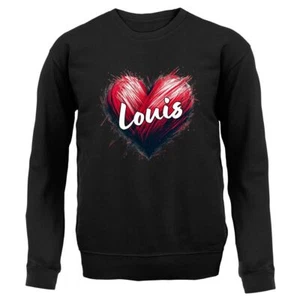 Love Heart Louis - Kids Hoodie / Sweater - Tomlinson Music Musician Band Tour - Picture 1 of 20