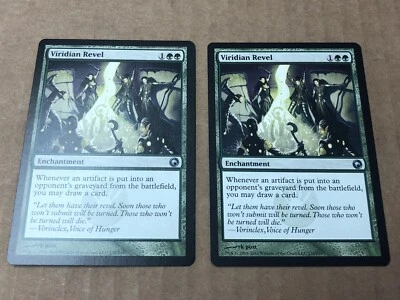 Magic the Gathering 2 Viridian Revel Cards EDH Staples MTG We Combine Shipping - Image 1 of 2