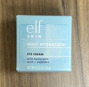 E.L.F. Holy Hydration! Eye Cream. NIB. .53 Oz. Hyaluronic Acid & Peptides - Picture 1 of 7