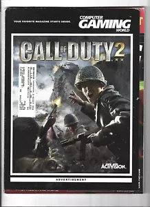 Computer Gaming World Magazine December 2005 Demo Disc #257 Call of Duty II Fear - Picture 1 of 5
