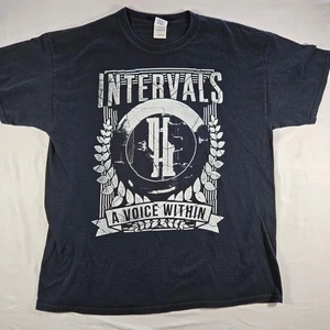 INTERVALS A Voice Within Music Band Grafik T-Shirt EXTRA LARGE XL Konzert - Bild 1 von 6
