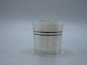 TETARD COQUETIER TIMBALE ARGENT MASSIF POINCON MINERVE AUCUNE INITIALES - Picture 1 of 5