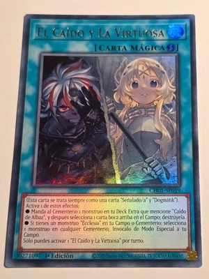 The Fallen & The Virtuous (V.1 - Ultra Rare)●SPANISH●YUGIOH●CH01●2025●NM●E880 - Image 1 of 2