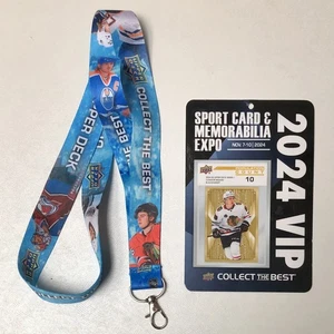 2024 Sports Card Expo Connor Bedard (On Both Sides) VIP Pass w/Lanyard VERY RARE - Picture 1 of 2