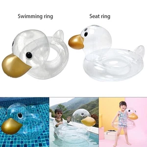 Swimming Float Swimming Lightweight Duck Transparent Seat for Pool - Picture 1 of 8