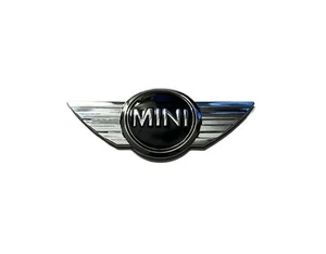 Mini Cooper Silver & Black Rear Emblem Badge - Foto 1 di 3