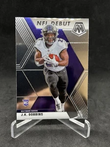 Mosaic JK Dobbins 2020 novato debut en la NFL #275 Ravens Broncos envío gratuito - Imagen 1 de 2