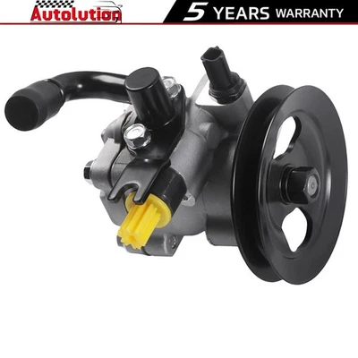 Power Steering Pump with Pulley for Hyundai Accent 2010-2011 Kia Rio Rio5 06-11 - Image 1 of 4