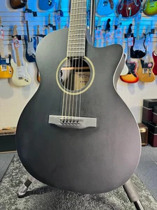 Martin GPC-X1E Grand Performance Acoustic-electric Guitar - Black GET PLEK'D 139 - Picture 1 of 11