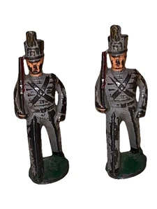 Two Antique Barclay-Manoil lead soldiers Napoleonic Infantry Waterloo! RARE! - Picture 1 of 9