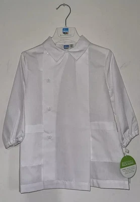 Grembiule Asilo Bianco Bimbo Bambinao Siggi Taglia 45 2 anni - Immagine 1 di 2