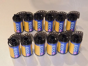 12 Rolls Kodak Ektachrome E100 VS 35mm Color Slide Film Expired - Picture 1 of 3