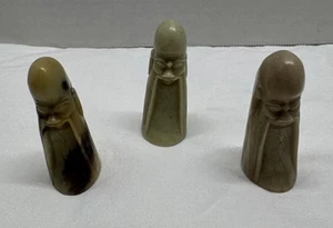 3 Small Austin Productions Confucius Statues Durastone Figurines - Picture 1 of 5