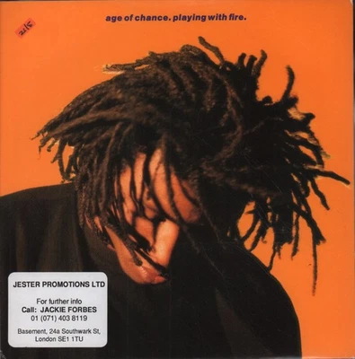 Age Of Chance Playing With Fire 7" Vinyl UK Virgin 1990 B/w Joyride. Promoters - Bild 1 von 2
