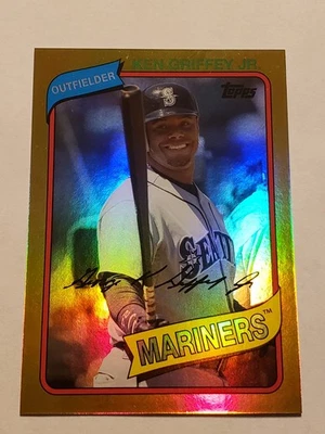 116/199 GOLD 2014 Topps Archives Ken Griffey Jr #75 - Image 1 of 4