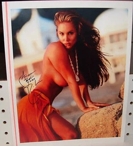BENCHWARMER  MODEL - ROBIN ARCURI - SIGNED COLOR 8X10 - Picture 1 of 1
