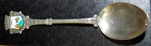 Vintage 800 Silver Capri Souvenir Spoon Ornate Handsome LOOK SP - Picture 1 of 1