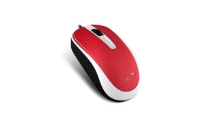 Genius DX-120 Red USB Wired Optical Mouse 1000DPI Suitable for Both Hands - Picture 1 of 3