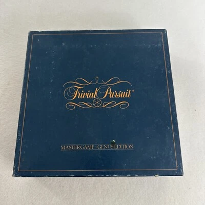 Trivial Pursuit Master Game Genus Edition 1981 Vintage Genius Trivia Complete - Image 1 of 4