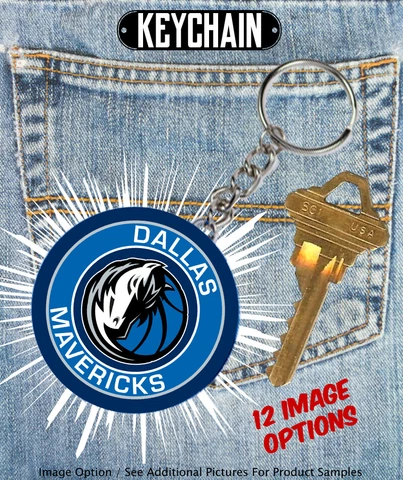 Dallas Mavericks - Keychain - Choose From 12 Designs Cover