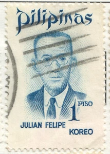 Philippines - 1972 Famous Filipinos - Julian Felipe, Musician - Picture 1 of 1