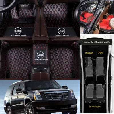 Luxury For Cadillac Escalade ESV-EXT Auto Liner Carpets Custom Car Floor Mats - Image 1 of 4