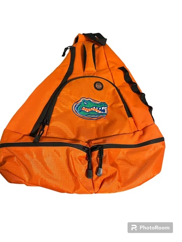 NCAA Florida Gators Orange & Black Sling Backpack READ Cover
