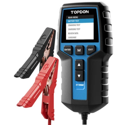 TOPDON BT200 Car Battery Tester 12V Load Tester Charging System Analyzer - Image 1 of 4