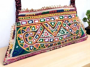 BANJARA HANDMADE KUCHI ETHNIC EMBROIDERY TRIBAL MIRROR BOHO SHOULDER BAG - Picture 1 of 4