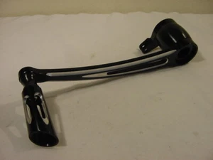 BLACK MACHINED BRAKE PEDAL - FITS 2016 HARLEY DAVIDSON STREET GLIDE & OTHERS - Picture 1 of 6