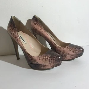 MIU MIU rosa lila Pythonpumpen - Bild 1 von 7