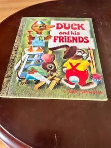 Duck And His Friends 1949 Little Golden Book Illustrated By Richard Scarry  - Picture 1 of 5