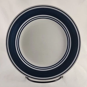 Casual Banded Cobalt Blue Mainstays Dessert Plate - Picture 1 of 6