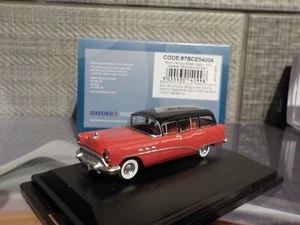 Model Car, Buick Century Estate 1954, RED/BLACK  1/87 New 87BCE54004 - Picture 1 of 6