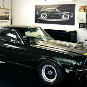 Big Banner 1967 1968 Mustang Fastback design '67 '68 GT Ford 67 68 - Bild 1 von 18