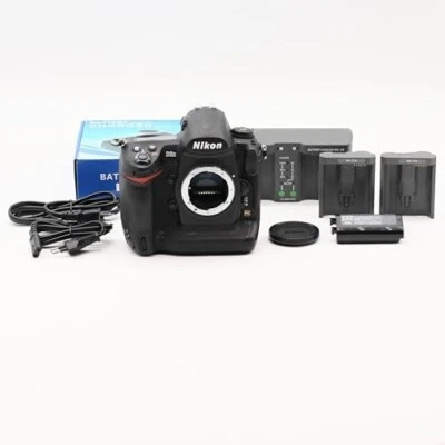 Nikon Digital SLR Camera Body D3X 24.5MP Black (D3X) Fron Japan Fedex Excellent - Image 1 of 4