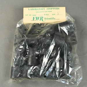 VWR Scientific #5 Laboratory Rubber Stoppers - 28 Count - Size 5 - Picture 1 of 5