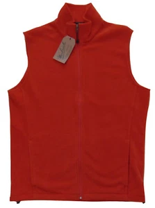 Men's WOOLRICH Orange Andes Fleece Vest Medium M NWT NEW Nice! - Picture 1 of 4