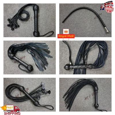 ART-OF-WHIPS Fruste e fruste in vera pelle di mucca fatte a mano miglior regalo per adulti fruste toro