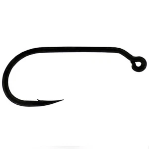 GAMAKATSU J20 HOOKS - Fly Tying Jig Nymph Streamer Black Hook  - 20 Pack NEW! - Picture 1 of 1