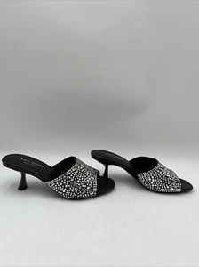 NWOB Kate Spade New York Malibu Crystal Women's Sandals Black Size 8B/38.5 - Picture 1 of 5