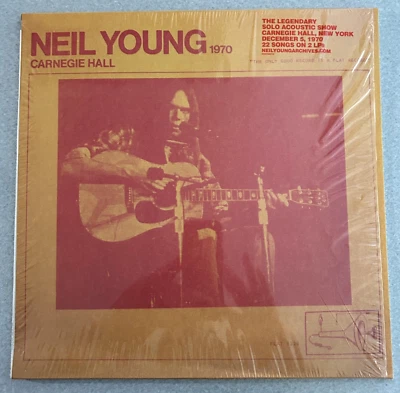 Neil Young - Carnegie Hall 1970 2xLP 1st Press Fantastic - Image 1 of 4
