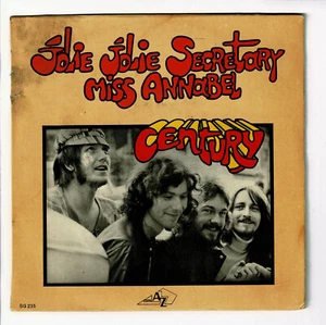 CENTURY Vinyle 45T 7" JOLIE JOLIE SECRETARY MISS ANNABEL -SOUNDS OF A G AZ 10620 - Imagen 1 de 3