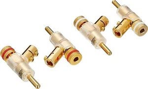 FURUTECH FP202G audio-grade banana plug 24K gold-plated 4 pcs set new F/S - Picture 1 of 1