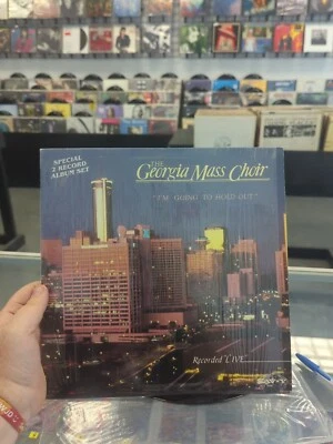 Georgia Mass Choir Live, I'm Going to Hold Out Vg+ Black Gospel Savoy 2LP Shrink - Image 1 of 3