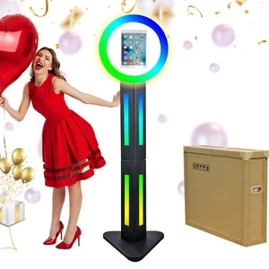 Portable iPad Photo Booth Selfie Machine Sharing Station For 10.2-12.9" iPad NEW - Picture 1 of 13