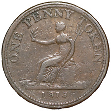 WE-12 Wellington 1813 Token Vittoria One Penny Canada #22987