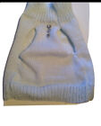 Sparkly Pale Green Dog Jumper With sparkly Heart Buttons In Soft DK Hand Made