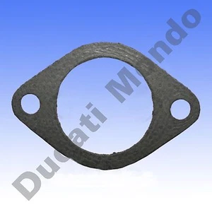 Cabezal de junta del colector de escape Athena para Aprilia RS 125 MX SX RX AF1 rojo rosa - Imagen 1 de 1