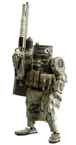 3A ThreeA Ashley Wood Caesar USMC WWRP World War Robot Action Figure SEALED Cover